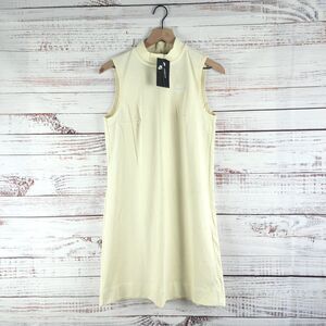Nike Women's Size S Turtle Neck Sleeveless Dress Yellow Loose Fit CZ9732 NWT